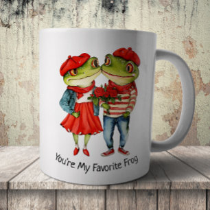 Lief Kikkerkoppel Koffiemok