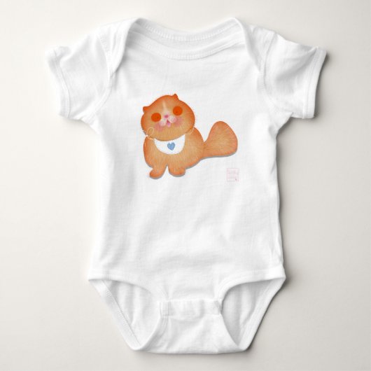 Lief kitten van BabyLaia Romper (Voorkant)