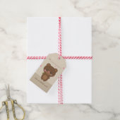 Lief klein Beer Cadeaulabel (Met Touw)