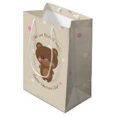 Lief klein Beer Medium Cadeauzakje (Voorkant Gekanteld)