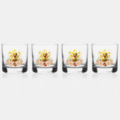 Lief klein eendje whisky glas (Achterkant)
