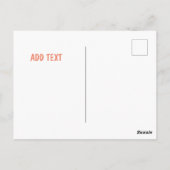 Lief klein konijntje blij Pasen Schattigee Kaart (Achterkant)