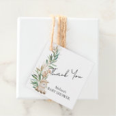 Lief klein lam eerste verjaardag groen bedankjes labels (In situ)