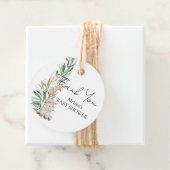 Lief klein lam eerste verjaardag groen bedankjes labels (In situ)