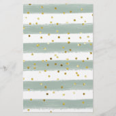 Lief klein lamsgroen Baby shower Baby gezicht (Achterkant)