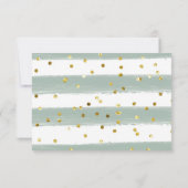 Lief klein lamsgroen bedankje bedankkaart (Achterkant)