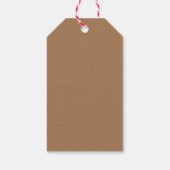 Lief klein lamsgroen dank u cadeaulabel (Achterkant)