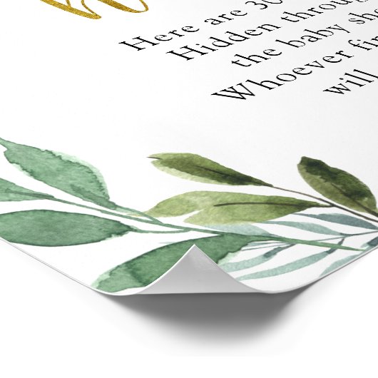 Lief klein lamsgroen Fopspeen Hunt Poster (Hoek)