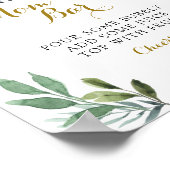 Lief klein lamsgroen Momosa Bar Poster (Hoek)