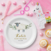 Lief klein lamsgroen papier Bord (Feest)