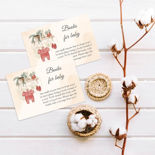 Lief klein meisje boho kleding boeken voor Baby Informatiekaartje