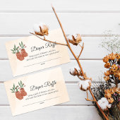 Lief klein meisje boho kleding luier rafel informatiekaartje