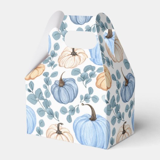 Lief klein pompoen baby shower bedankdoosjes (Achterkant)