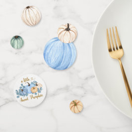 Lief klein pompoen baby shower confetti