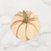 Lief klein pompoen baby shower confetti (Kleine voorkant)