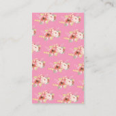 Lief Klein Pompoen Baby shower Luier Raffle Informatiekaartje (Achterkant)