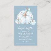 Lief Klein Pompoen Baby shower Luier Raffle Informatiekaartje (Voorkant)