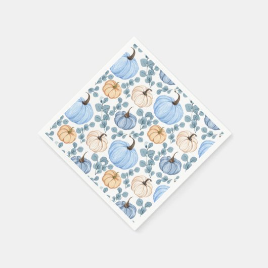 Lief klein pompoen baby shower servetten (Hoek)