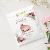 Lief klein pompoen herfst Baby shower Bedankzakje (Gezegeld)