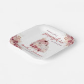 Lief klein pompoen herfst Baby shower Papieren Bordje (Gebogen)