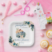 Lief klein pompoen herfst Baby shower Papieren Bordje (Feest)