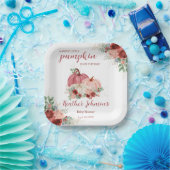 Lief klein pompoen herfst Baby shower Papieren Bordje (Feest)