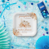 Lief klein pompoen herfst Baby shower Papieren Bordje (Feest)