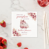 Lief klein pompoen herfst Baby shower Servet (Insitu)