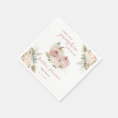 Lief klein pompoen herfst Baby shower Servet (Hoek)