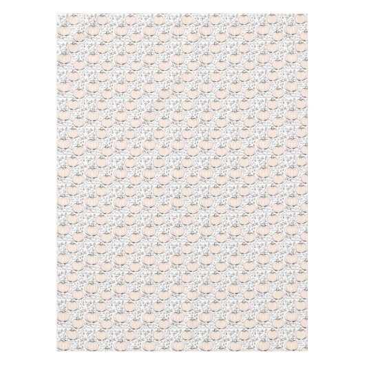 Lief klein pompoen pastel halloween tafelkleed (Voorkant)