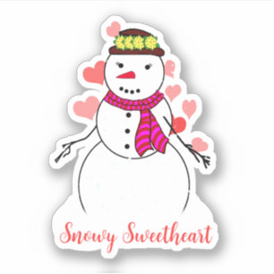 Lief Klein Sneeuwmeisje Sticker