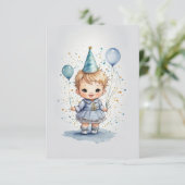 Lief klein verjaardagswensen Kaart (Staand voorkant)