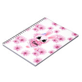 lief klein wit konijn notitieboek (Linkerzijde)