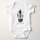 Lief klein zebra dier kinder t-shirt (Voorkant)