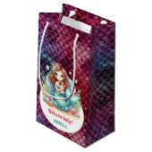 Lief klein zeemeermin Baby Cadeauzakje (Achterkant Gekanteld)