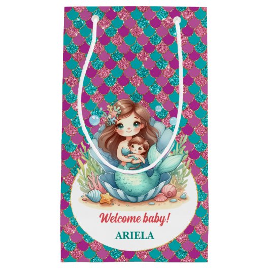 Lief klein zeemeermin Baby Cadeauzakje (Voorkant)