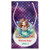 Lief klein zeemeermin Baby Cadeauzakje (Achterkant)