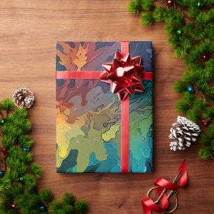 Lief Kleurrijk Feestelijk Kerst vakantie verpakkin Cadeaupapier