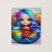 Lief Kleurrijk Kleurrijk Klein Klein Schattige Zee Legpuzzel (Verticaal)