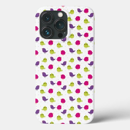Lief kleurrijk vogeltje Case-Mate iPhone case (Achterkant)
