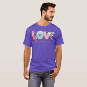 lief knap gezin t-shirt (Voorkant volledig)