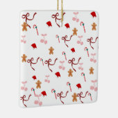 Lief Koket Lint Kerst Ornament (Rechts)