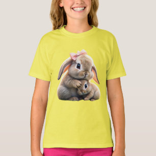 Lief Konijn en Baby Kinderen T-Shirt
