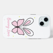 Lief Konijn Vlinder Liefde Esthetisch Ontwerp Case-Mate iPhone Case (Achterkant (horizontaal))