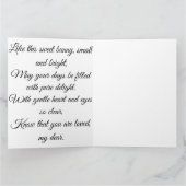 Lief Konijn & Wortel Groetjes Kaart (Binnen)