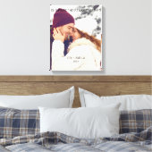 Lief Koppel Aangepaste Foto Canvas Afdruk (Insitu (Slaapkamer))