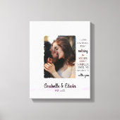 Lief Koppel Aangepaste Foto Canvas Afdruk (Voorkant)
