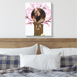 Lief Koppel Aangepaste Foto Canvas Afdruk