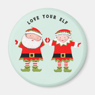 Lief Koppel Kerstmis Magneet