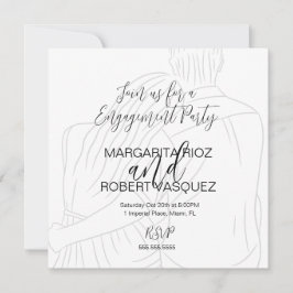 Lief Koppel Knuffelt Script Verloving Feest Save The Date